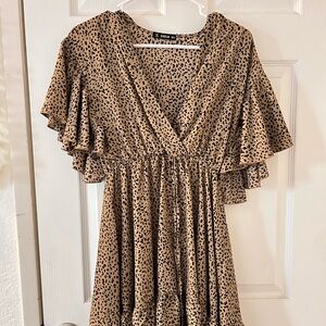 Cheetah print dress
